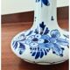 Petit vase / flacon de larmes en Delft bleu