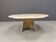 Table basse vintage en travertin en forme de fleur, années 1970