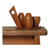 walnut salt & pepper set