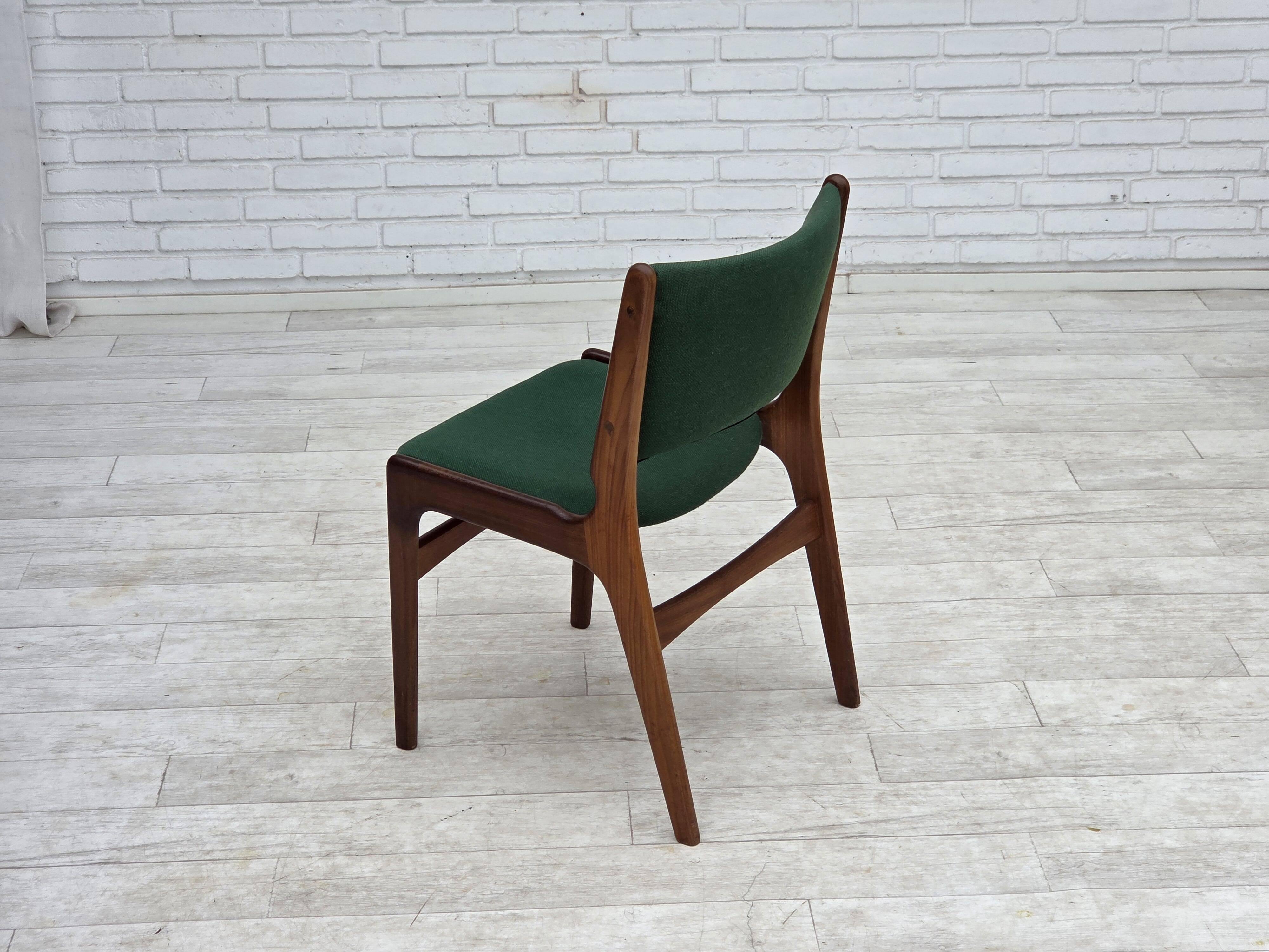 1960s, Danish design by Erik Buch, set of 4 dining chairs model 89.