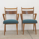 Paire de chaises tchécoslovaques vintage en bois courbé par Jitona, années 1970