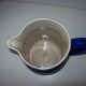 Old blue ceramic Digoin pitcher