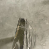 Diamond-cut crystal baluster vase with Lorraine cross