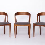 Set of 6 Johannes Andersen Chairs – Model 16, Teak Dining Chairs, Uldum