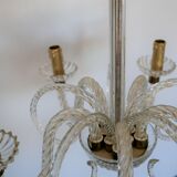 Vintage glass chandelier