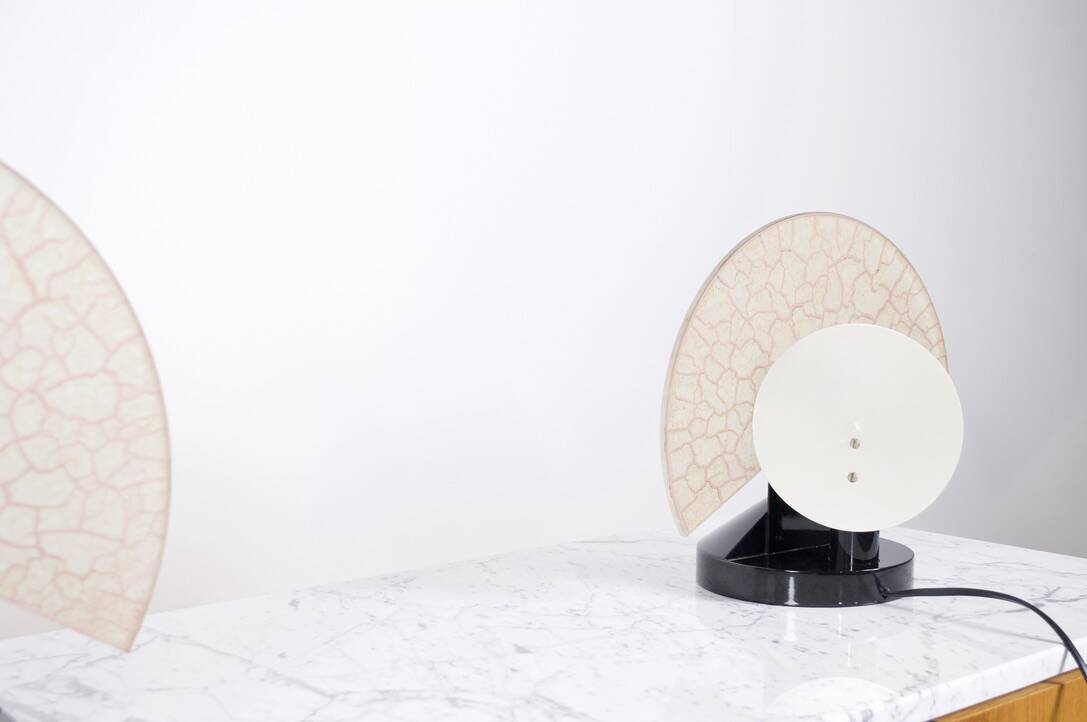 3 lampes italiennes modulables Murano années 80