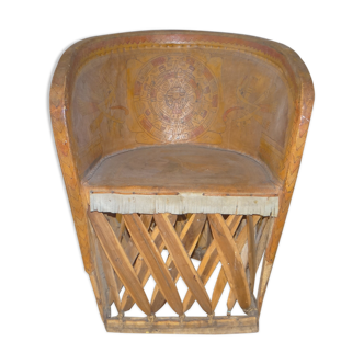 Native american-style armchair