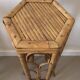 Old bamboo side table