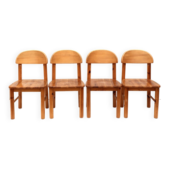 Set of 4 Rainer Daumiller chairs from the 1970s