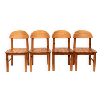 Suite de 4 chaises Rainer Daumiller des années 1970