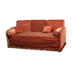 Canapé banquette velours vintage
