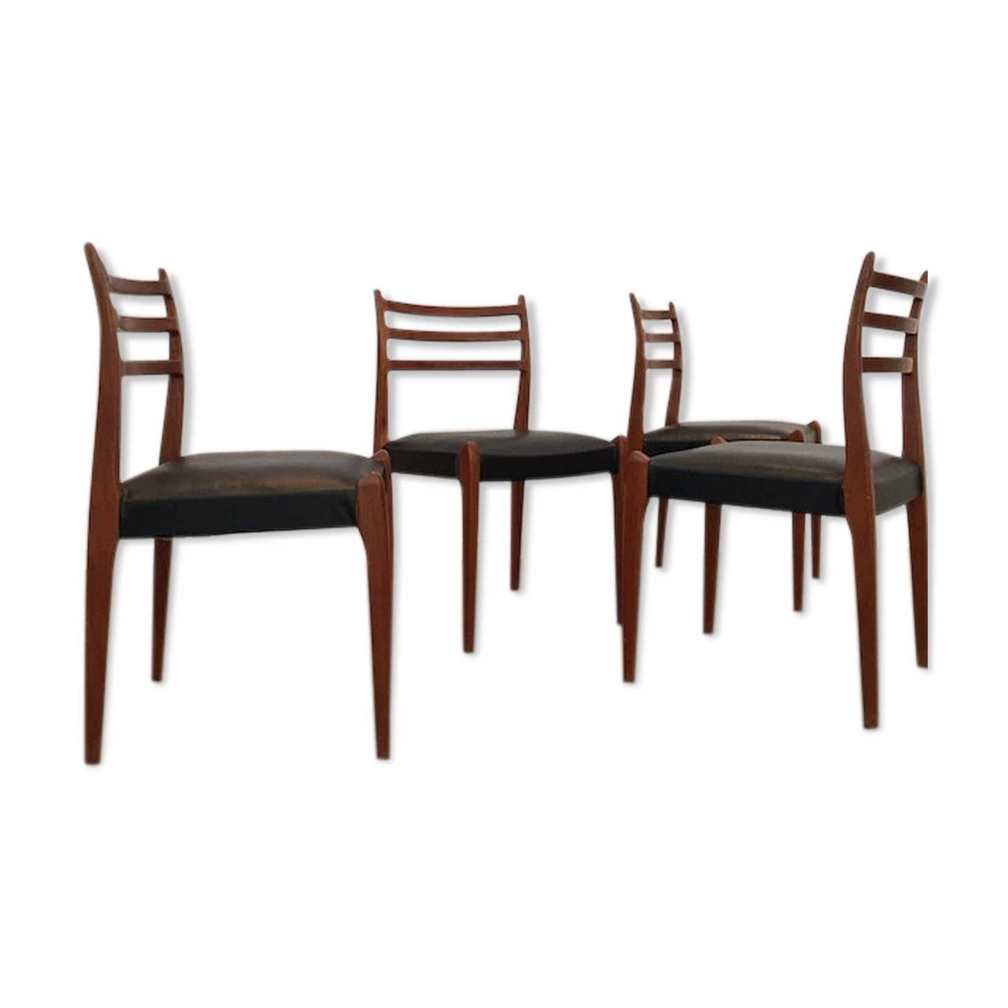 4 vintage Moller 78 chairs