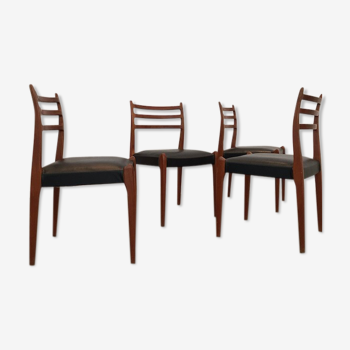 4 vintage Moller 78 chairs