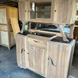 Parisian Art Deco sideboard in natural wood
