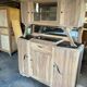 Buffet parisien Art Déco en bois naturel