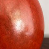 Italian Guido Andloviz big orange ceramic vase, 1940s