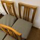 Lot de 4 chaises vintage bois