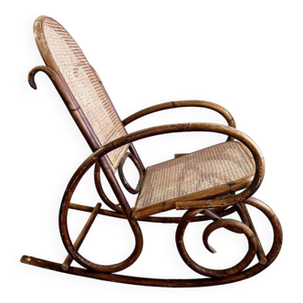 Rattan rocking chair