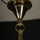 Ar Deco Brass 4-flamming Chandelier, 1920s
