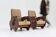 Ensemble de fauteuils en rotin tressé au design Art déco, années 1930, Italie