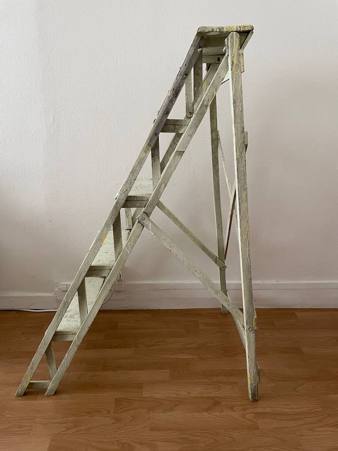 Vintage workshop stepladder