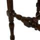 Vintage stool side table design brutalist design 60's oak