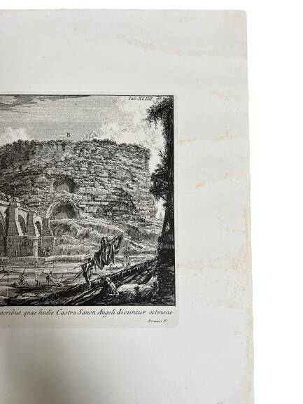 Reproduction of an engraving signed Piranesi F.