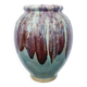Vintage glazed stoneware vase