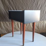 French vintage bedside revisited in black mast 60