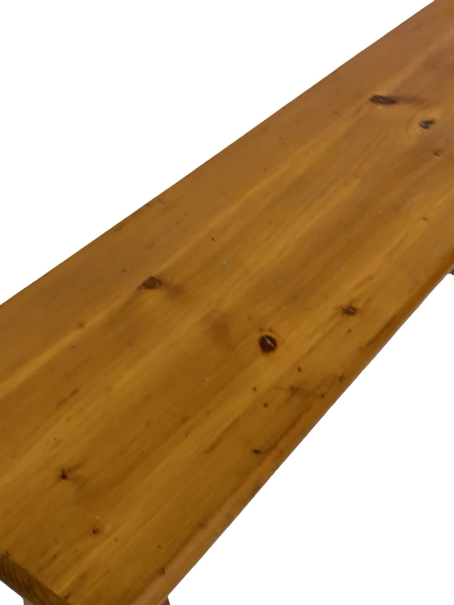 Vintage Pine Bench, 1960s Scandinavian Design small model