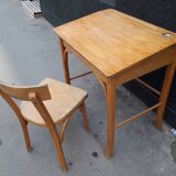 Child desk and vintage chair