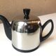 Guy Degrenne salam calorifuge teapot 4 ceramic cups - vintage chrome 70