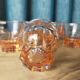 Lot de 27 Verres rosaline Art Déco