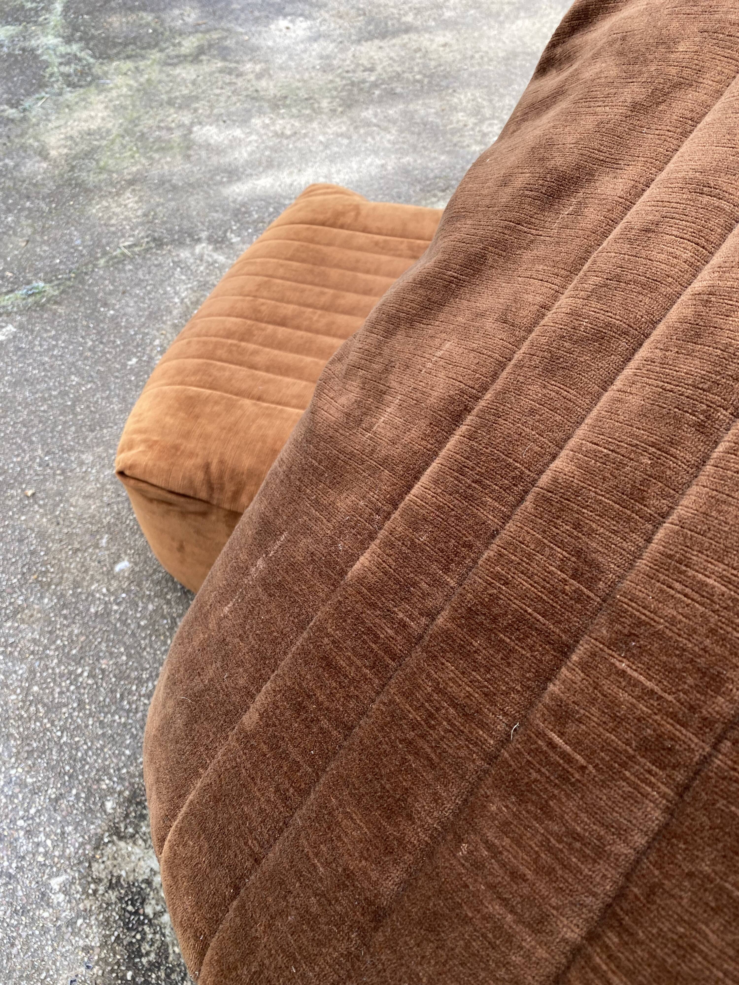 Sofa and pouf Aralia by Michel Ducaroy, Ligne Roset edition