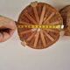 set of 2 flower pot covers made of new vintage bamboo rattan
