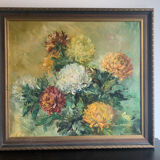 Oil Painting by S. Navratil, Germany, 1960s