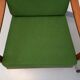 Paire de fauteuils scandinaves vintage en teck et tissu vert des années 60