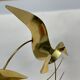 Vintage curtis jere modern brass wall sculpture