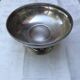 Vintage art deco cup in silver metal