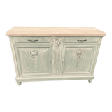 Carved flowered sideboard