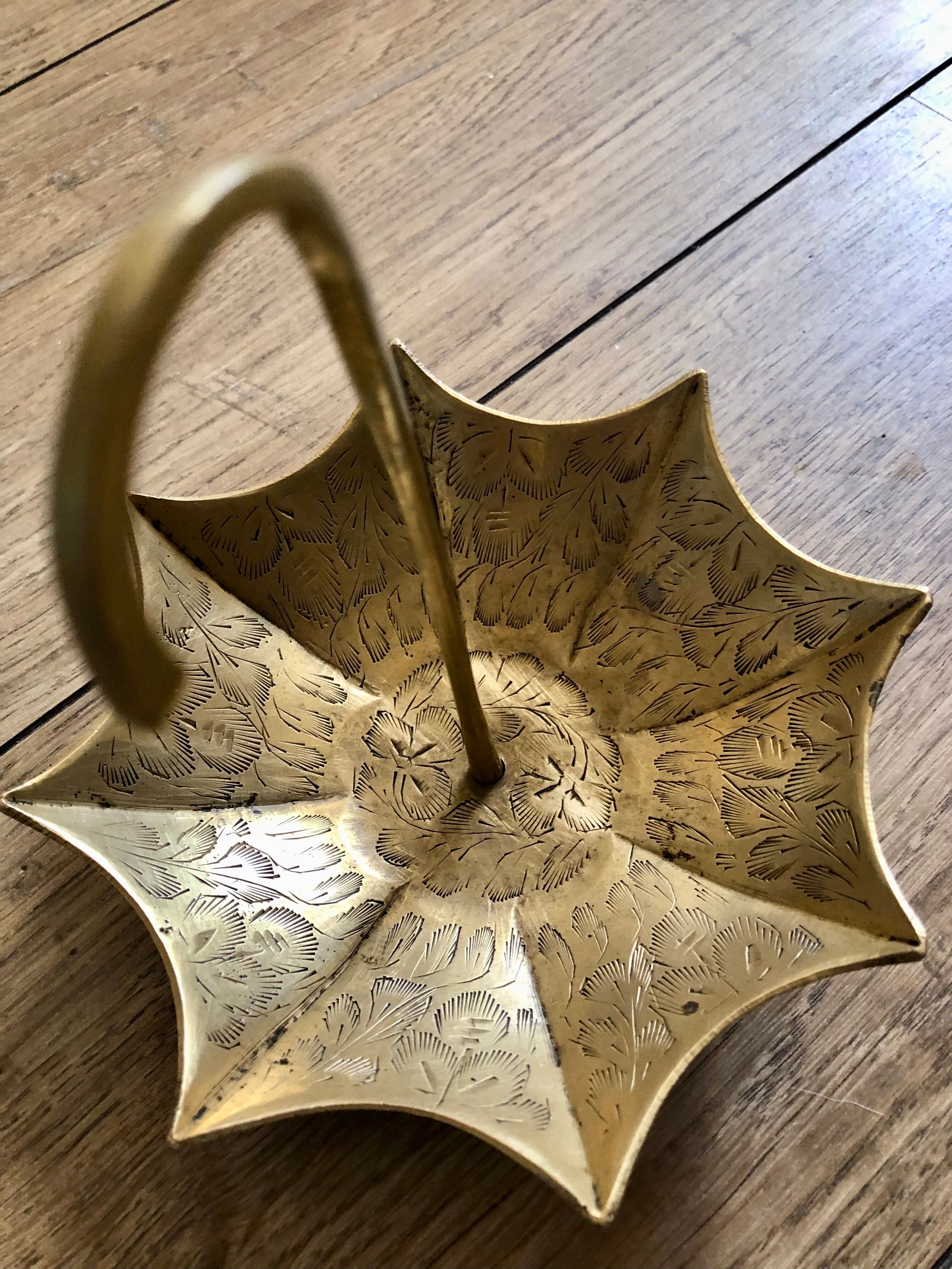 Brass pocket emptier