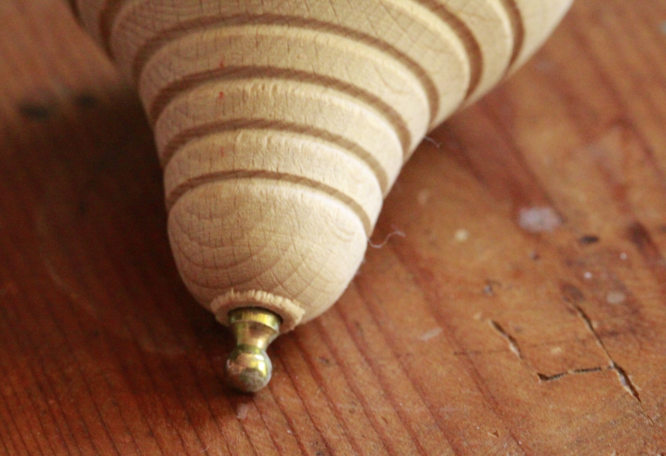 Wooden top toy