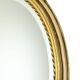 Miroir Ovale Doré à la Feuille d'Or Classique Facette France 52cm