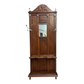 Antique oak entrance wardrobe