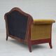 1950s, Danish 2-seater sofa in Biedermeier style, furniture velour.