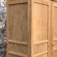 Parisian art deco wardrobe solid raw wood wardrobe