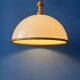Vintage white wooden Steinhauer suspension, pendant lamp in plexiglass.
