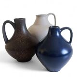 Set of Three Mid-Century Minimalist Vases by Fritz Van Daalen, Germany