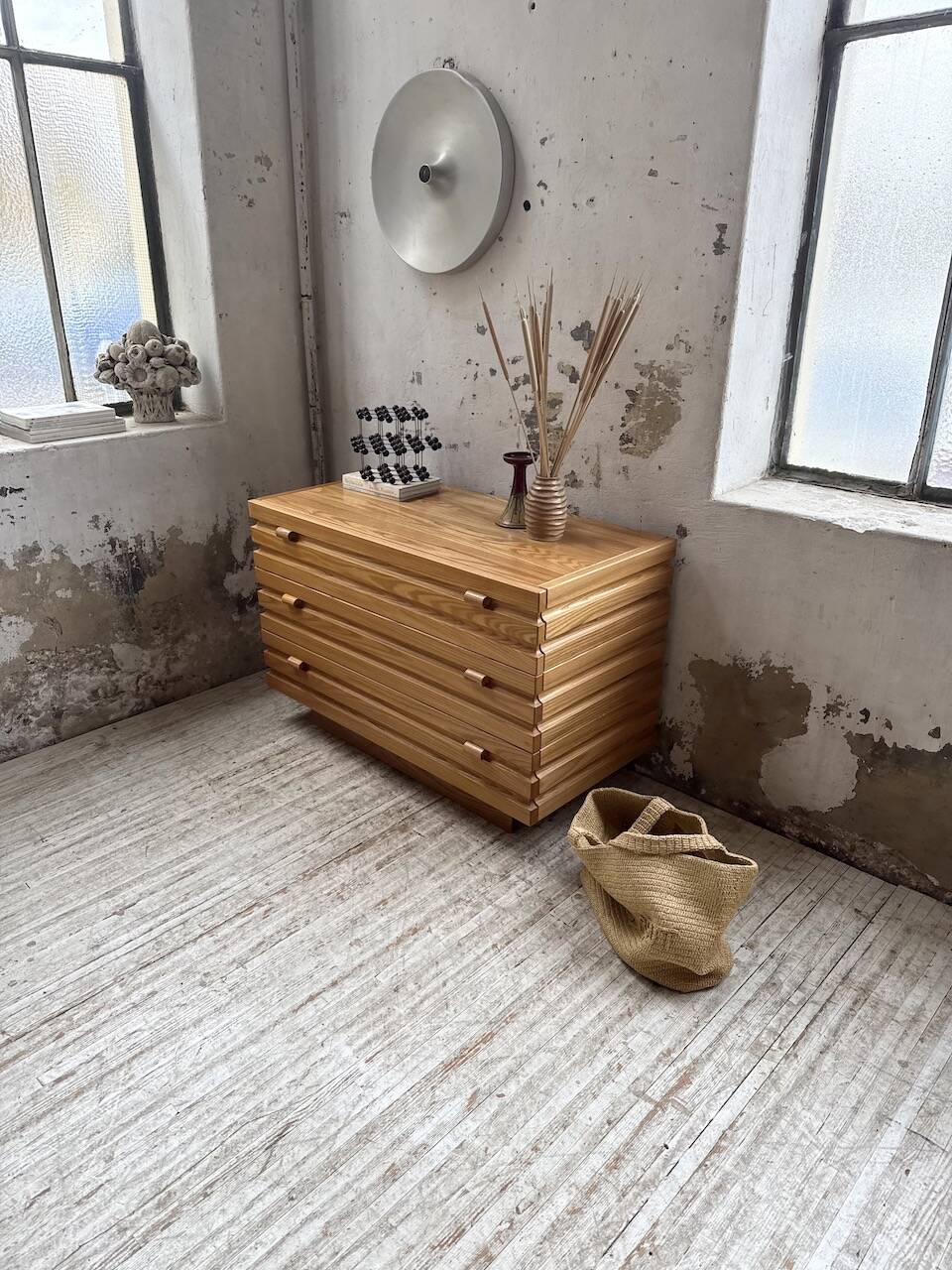 Solid oak chest of drawers Regain XL