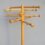 Scandinavian wooden coat rack by Nanna Ditzel